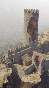Reconstrucción en 3D del Castell de Vilademàger